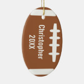 Football Keramisch Ornament (Rechts)