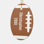 Football Keramisch Ornament (Links)