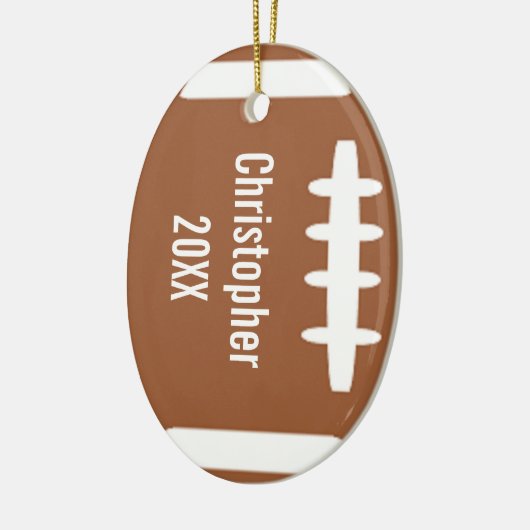 Football Keramisch Ornament (Links)