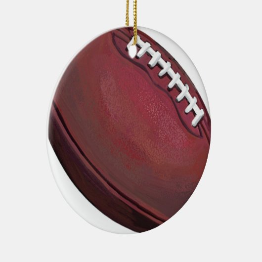 Football Keramisch Ornament (Rechts)
