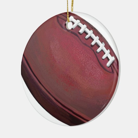 Football Keramisch Ornament (Links)