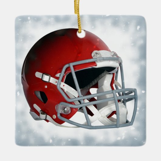 Football Keramisch Ornament (Voorkant)