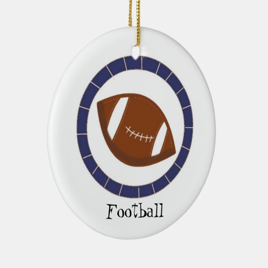 Football Keramisch Ornament (Rechts)