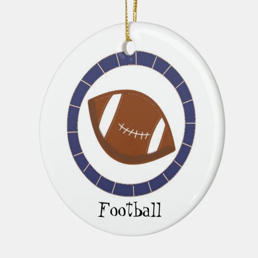 Football Keramisch Ornament (Links)
