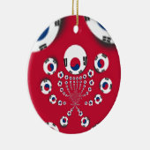 Football. Keramisch Ornament (Rechts)