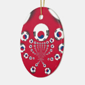 Football. Keramisch Ornament (Links)