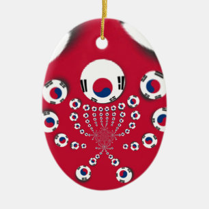 Football. Keramisch Ornament