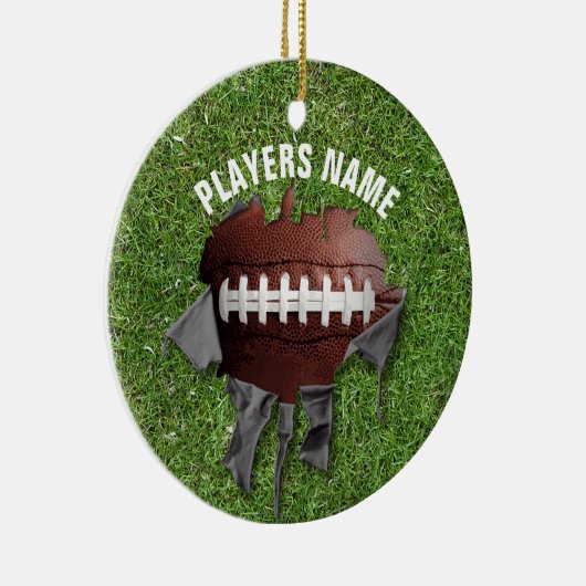 Football keramisch Ornament (Rechts)