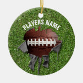 Football keramisch Ornament (Voorkant)