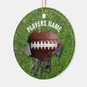 Football keramisch Ornament (Links)