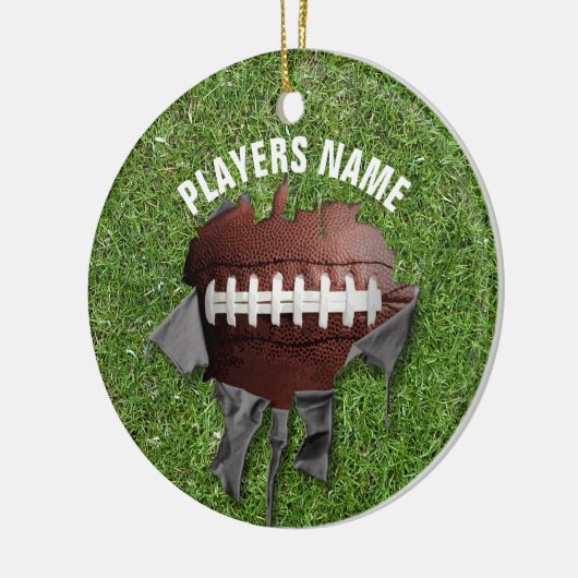 Football keramisch Ornament (Links)