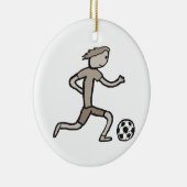 Football Keramisch Ornament (Rechts)