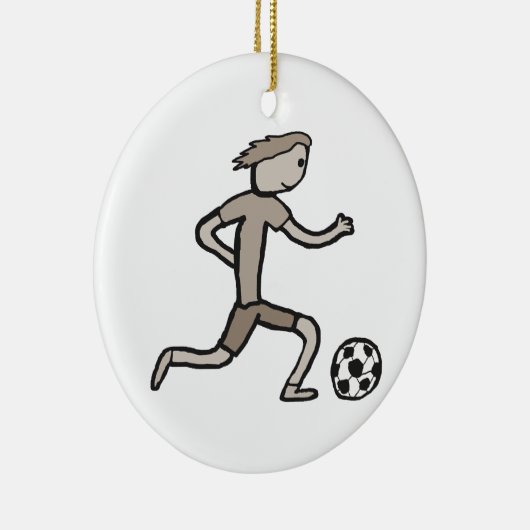 Football Keramisch Ornament (Rechts)