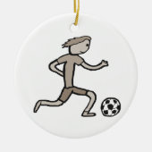 Football Keramisch Ornament (Voorkant)