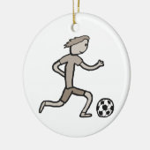 Football Keramisch Ornament (Links)