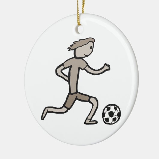 Football Keramisch Ornament (Links)