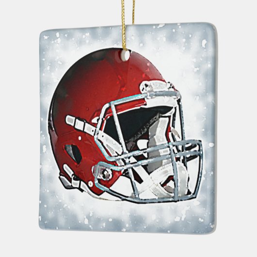 Football Keramisch Ornament (Links)