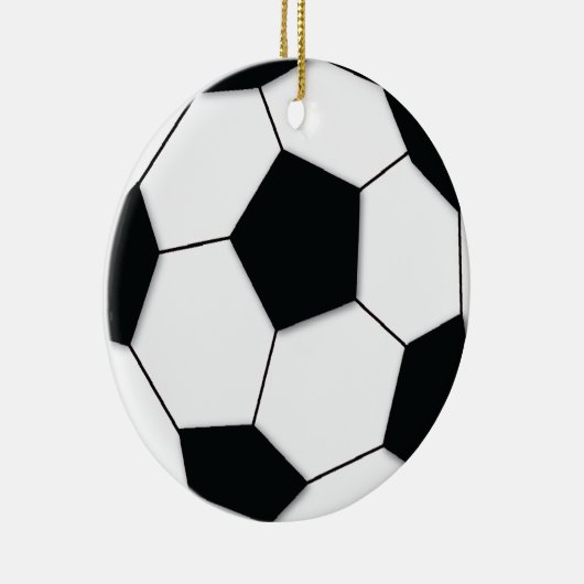 Football Keramisch Ornament (Rechts)