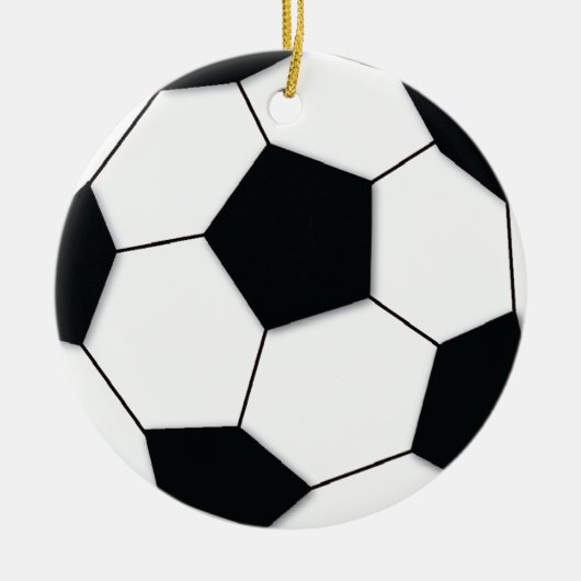Football Keramisch Ornament (Voorkant)