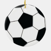 Football Keramisch Ornament (Achterkant)