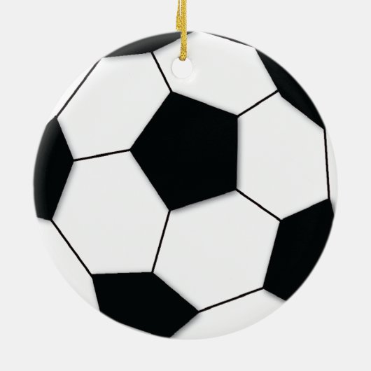 Football Keramisch Ornament (Achterkant)