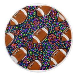 Football Keramische Knop