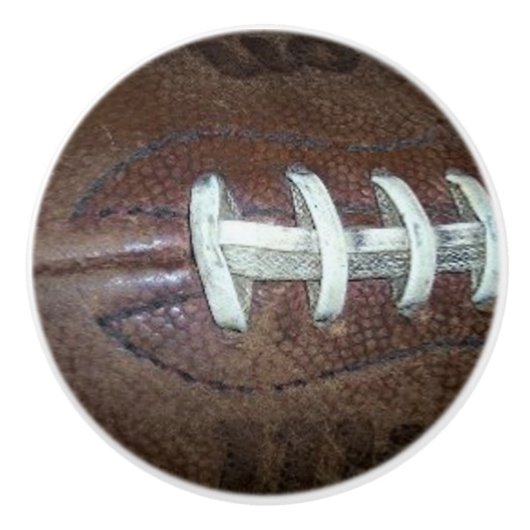 Football Keramische Knop (Voorkant)