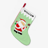 Football kerst aandenken kleine kerstsok (Voorkant (Hangend))