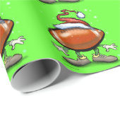 Football kerst cadeaupapier (Rol Hoek)