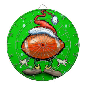Football kerst dartbord