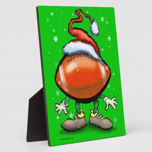 Football kerst fotoplaat (Zijkant)