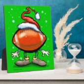 Football kerst fotoplaat (Zijkant)