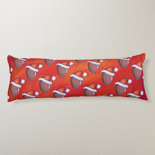 Football kerst lichaamskussen (Achterkant)