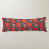 Football kerst lichaamskussen (Achterkant)