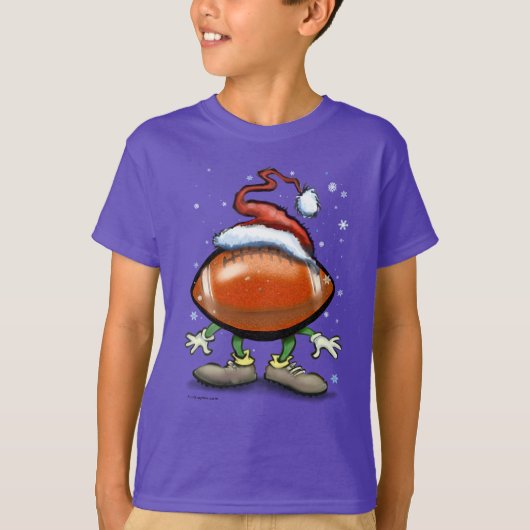 Football kerst t-shirt (Voorkant)