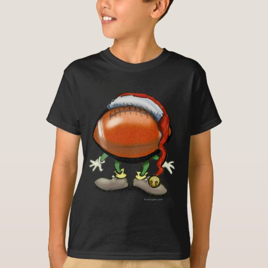 Football kerst t-shirt (Voorkant)