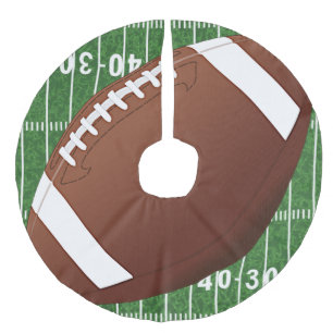 Football kerstboomrok imitatie linnen kerstboom rok