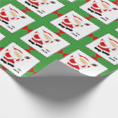 Football kerstcadeau cadeaupapier (Hoek)