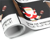 Football kerstcadeaupapier cadeaupapier (Rol Hoek)