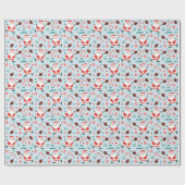 Football kerstcadeaupapier cadeaupapier (Vlak)