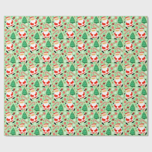 Football kerstcadeaupapier cadeaupapier (Vlak)