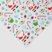 Football kerstcadeaupapier tissuepapier (Detail)