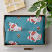 Football kerstcadeaupapier tissuepapier (Geschenk)
