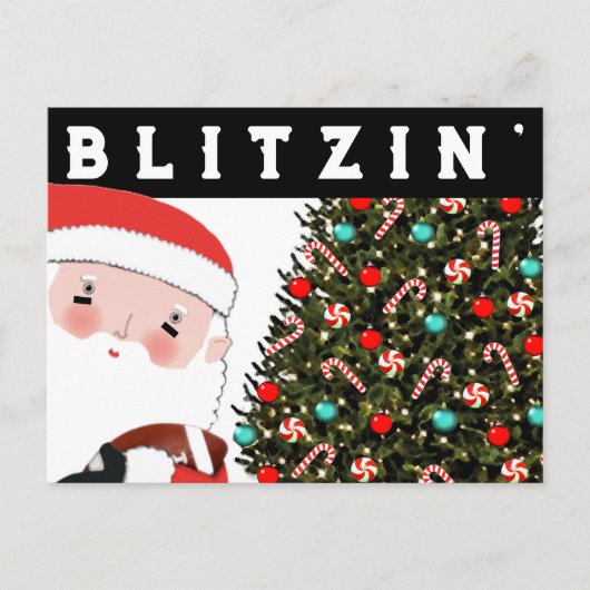 Football kerstfeestdag Briefkaart (Voorkant)