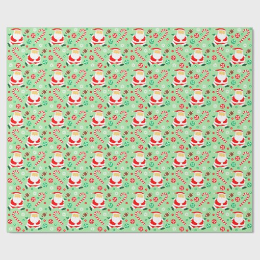 Football kerstfeestdag cadeau cadeaupapier (Vlak)