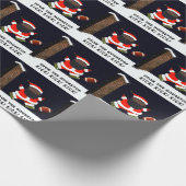 Football kerstfeestdag cadeau cadeaupapier (Hoek)