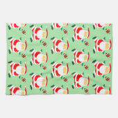 Football kerstfeestdag cadeau theedoek (Horizontaal)