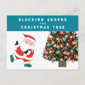 Football kerstfeestdag feestdagenkaart (Voorkant)