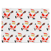 Football kerstfeestdag groot cadeauzakje (Achterkant)