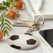 Football keyring sleutelhanger (Zijkant)